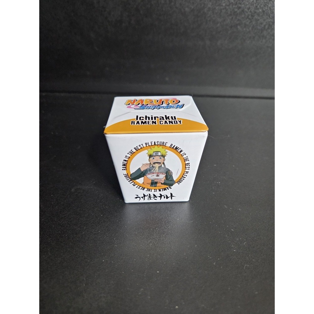 Boston America Naruto Shippuden Ichiraku Ramen Candy Tin Box 2.5" White Metal